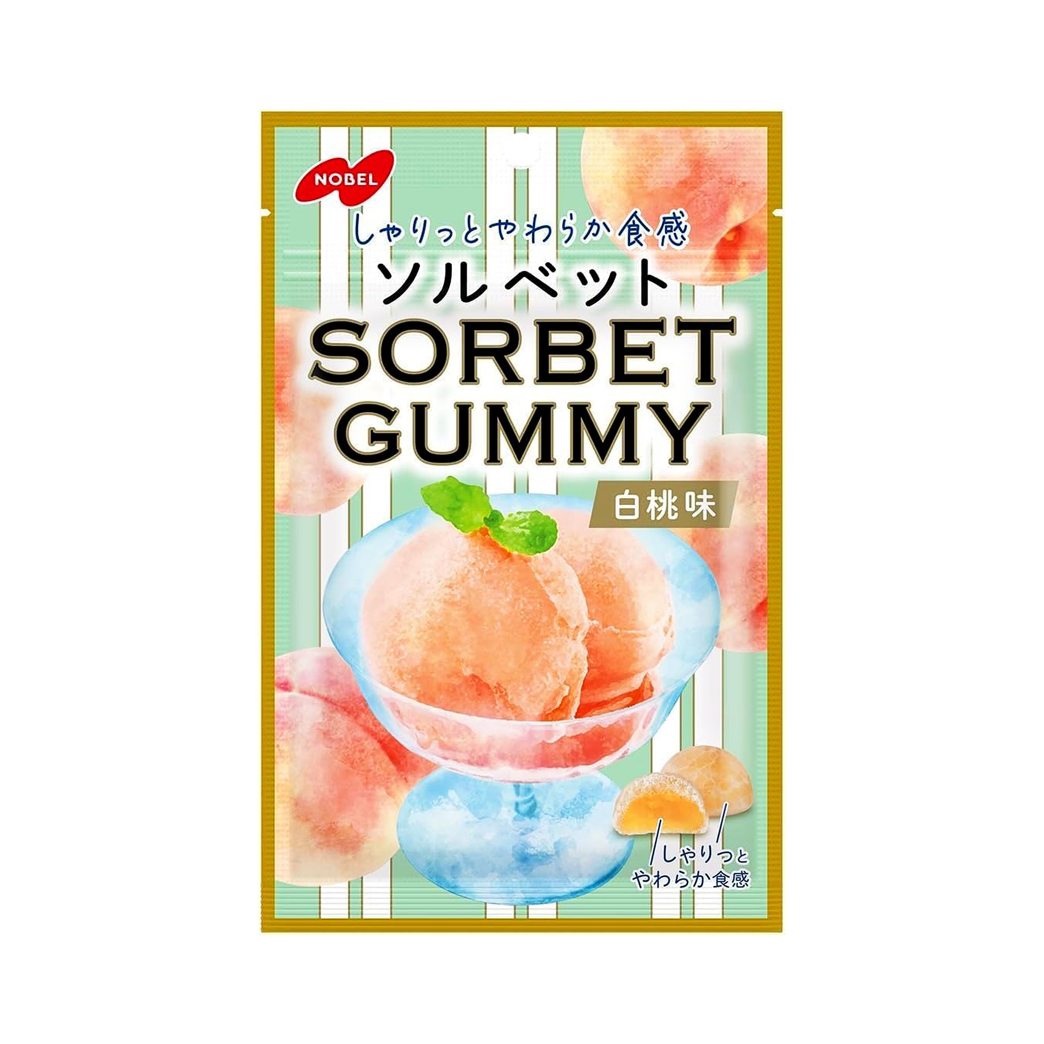 Nobel Sorbet Gummy - White Peach